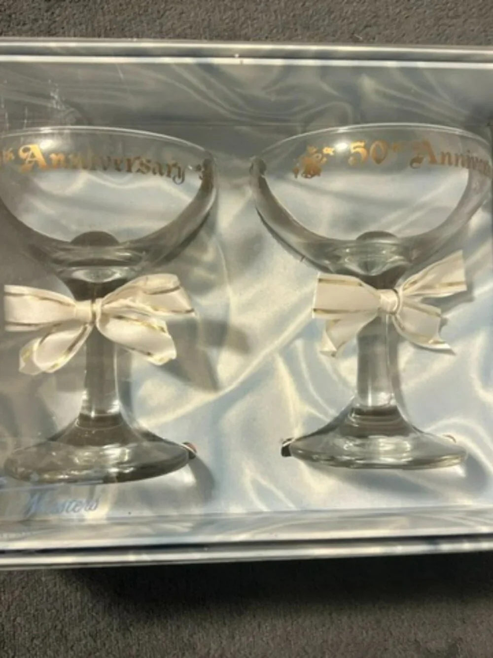 NWT Vintage Treasure Masters 50th Anniversary Toast Set